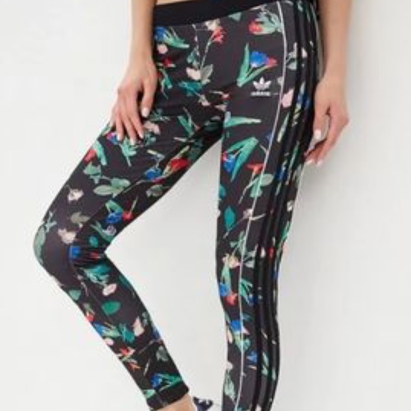 adidas leggings floral print